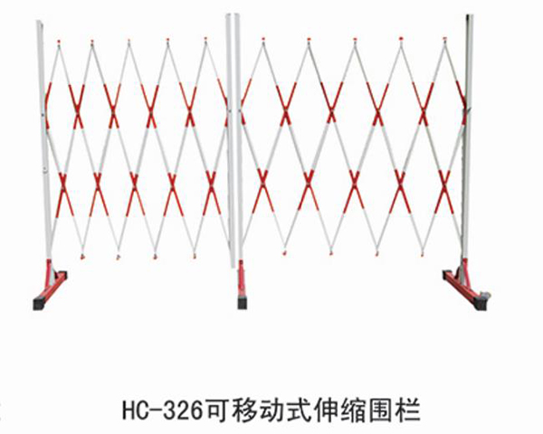 可(kě)移动式伸缩围栏